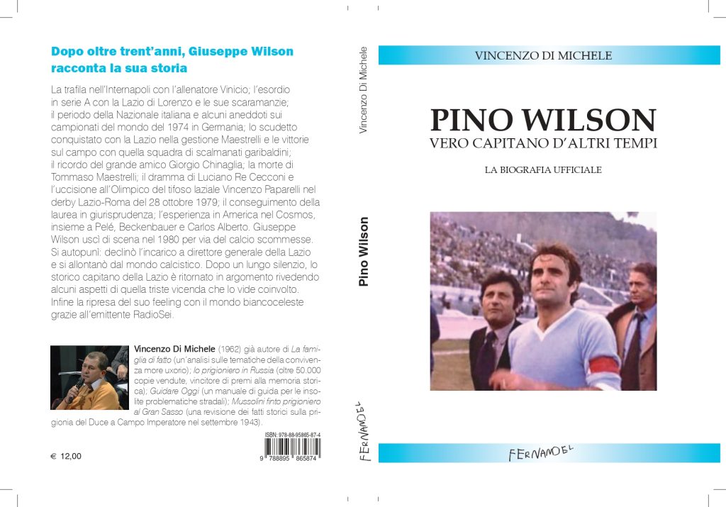 Copertina e retrocopertina libro Pino Wilson